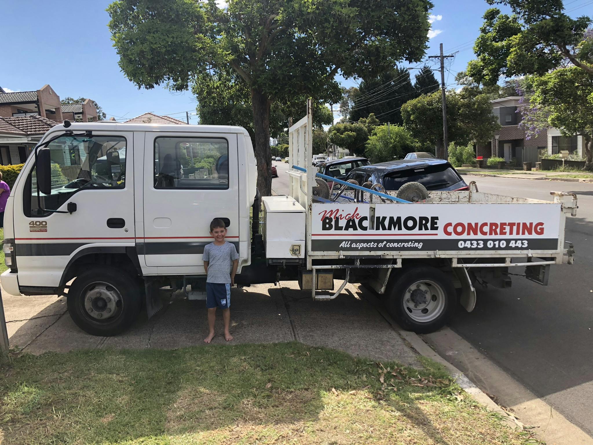 Logo of Mick Blackmore’s Concreting
