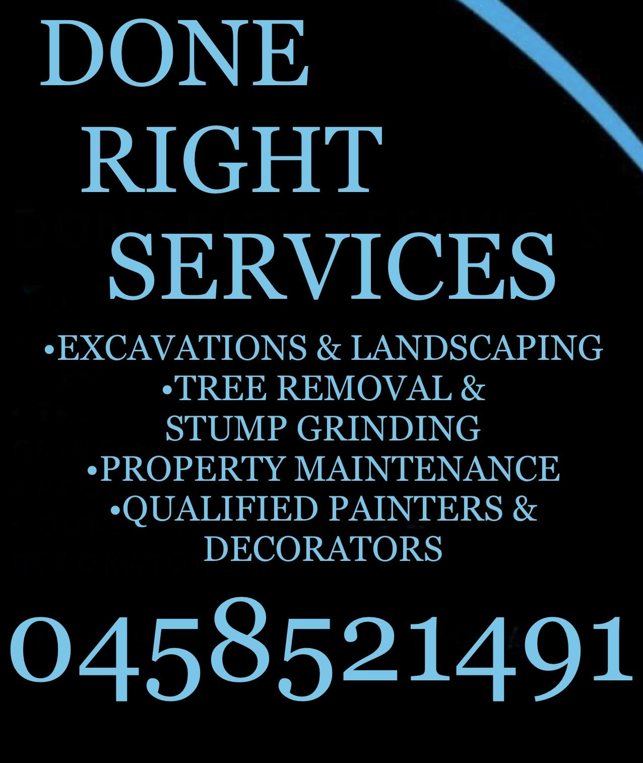 Logo of Done Right Services