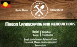 Logo of Mason Landscaping and Renovations