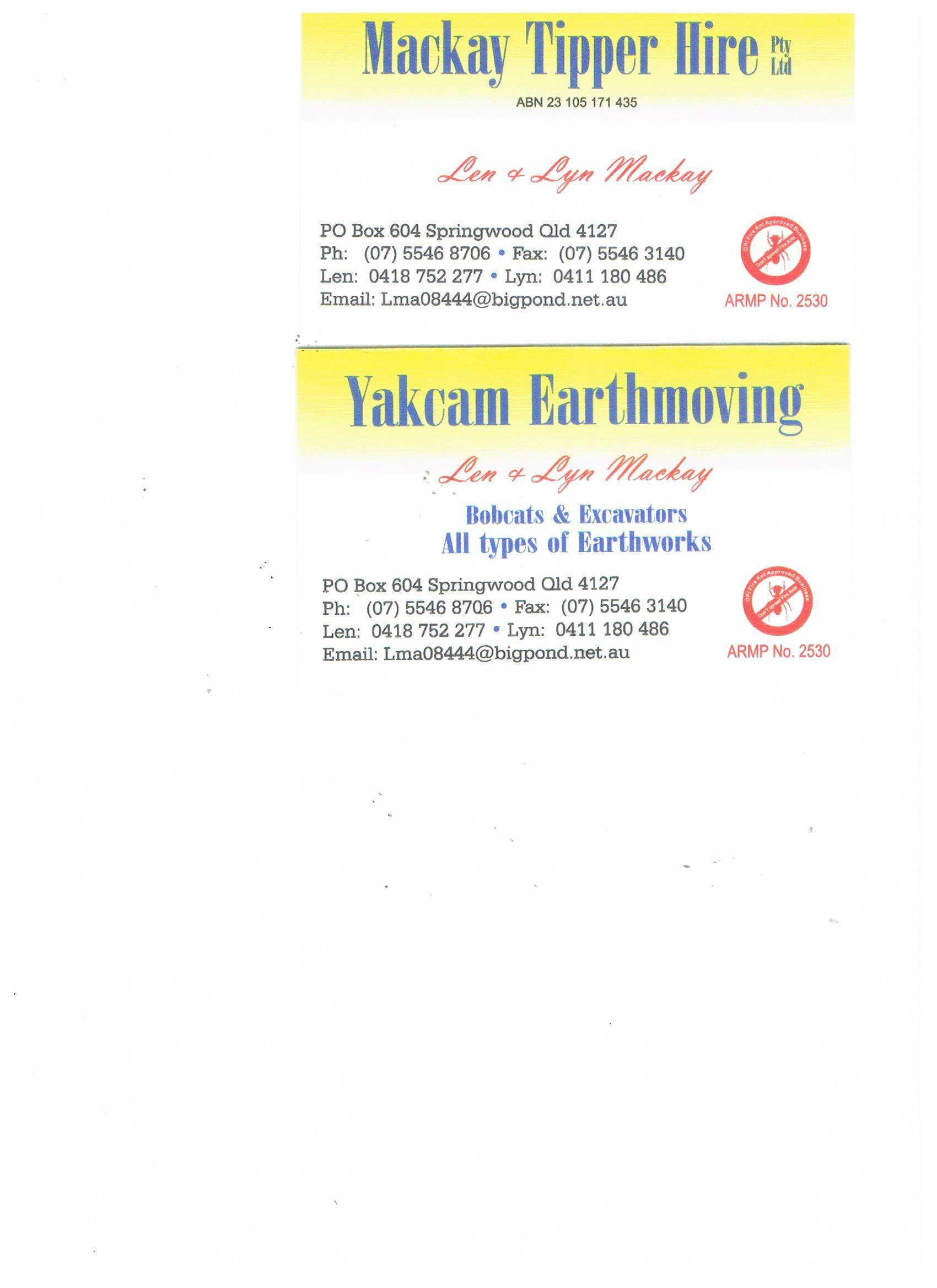 Logo of Mackay Tipper Hire P/L