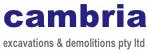 Logo of Cambria Excavations & Demolitions Pty Ltd