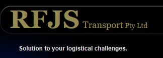 Logo of RFJS Transport pty ltd