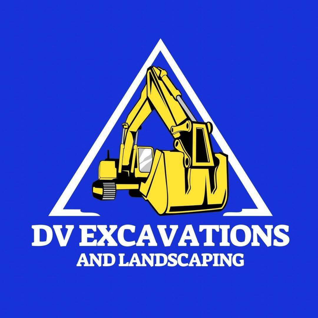 Logo of DV Excavations and Landscaping