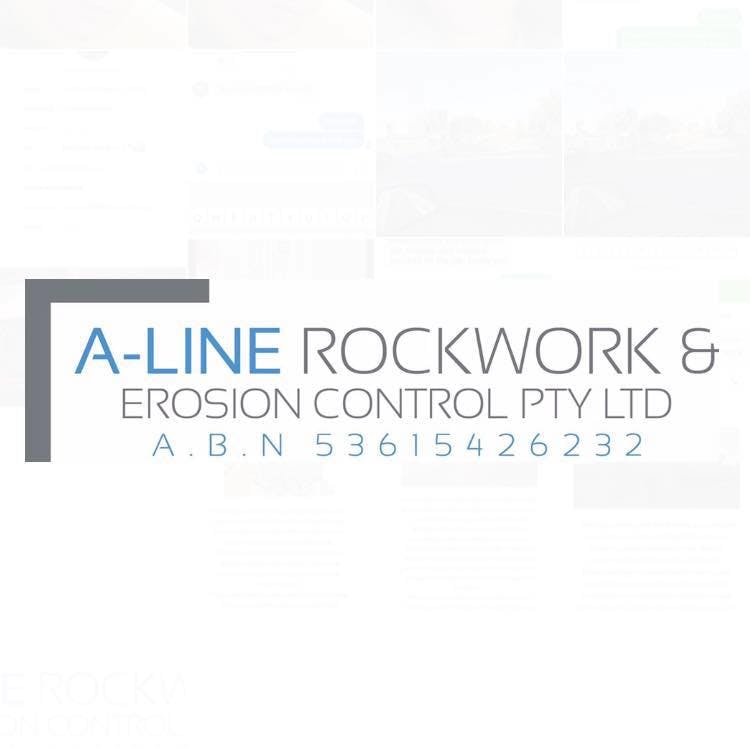 Logo of A-Line Rockwork & Erosion Control Pty Ltd