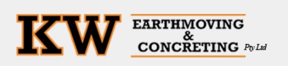 Logo of KW Earthmoving & Concreting
