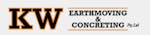 Logo of KW Earthmoving & Concreting