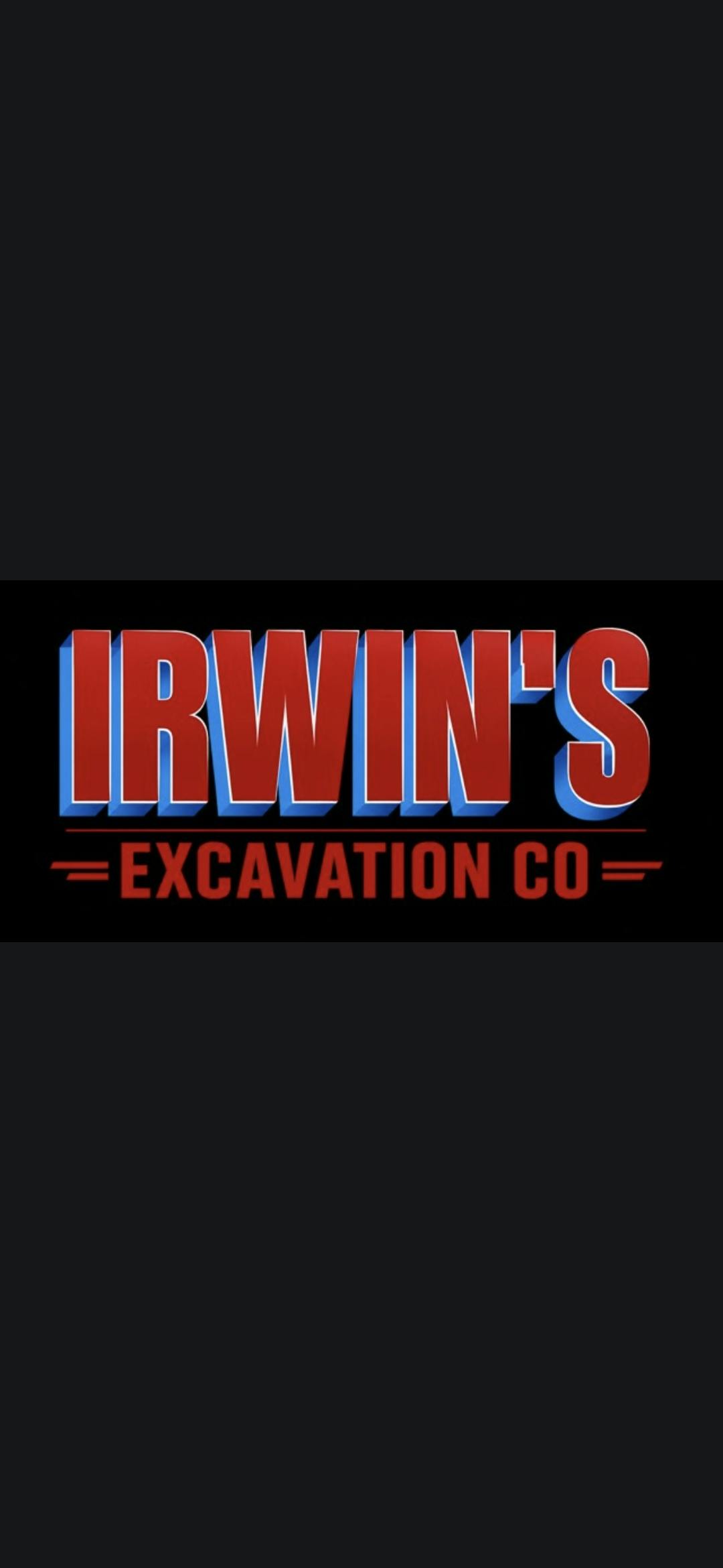 Logo of Irwin's Excavation co