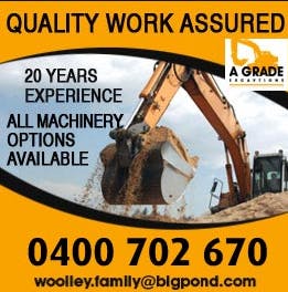 Logo of A Grade Excavations