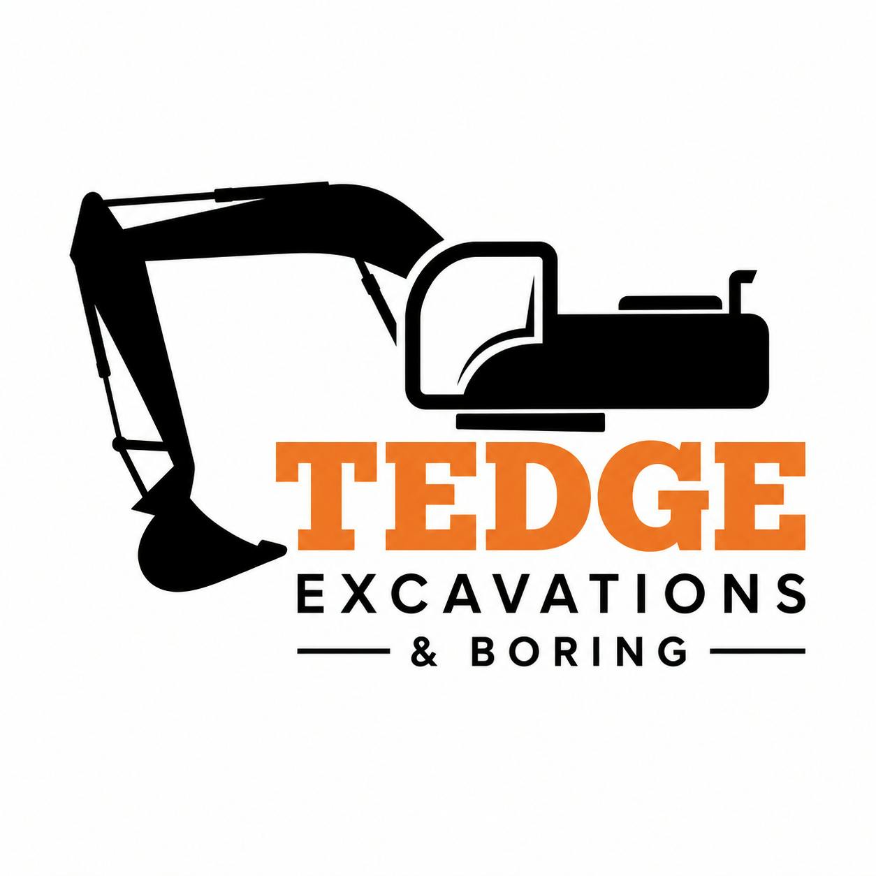 Logo of tedge excavations and boring