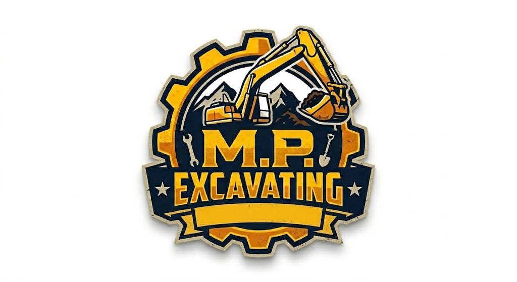 Logo of M.P.EXCAVATING