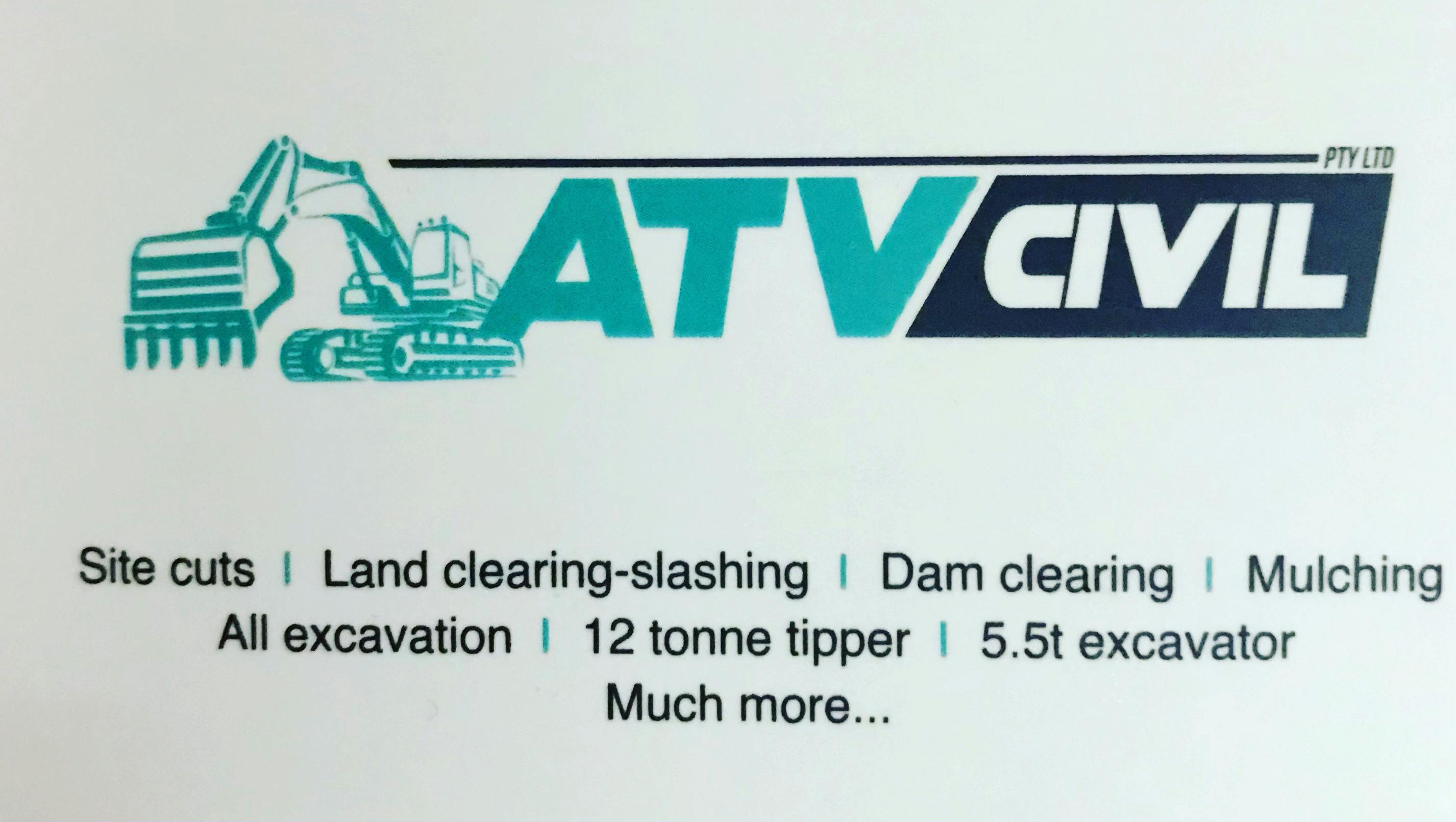 Logo of ATV civil pty ltd