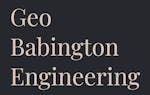 Logo of Geo Babington engineering