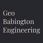 Logo of Geo Babington engineering