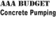 Logo of AAA Budget Concrete Pumping