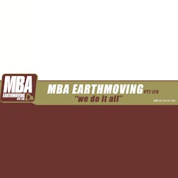 Logo of MBA Earthmoving pty ltd
