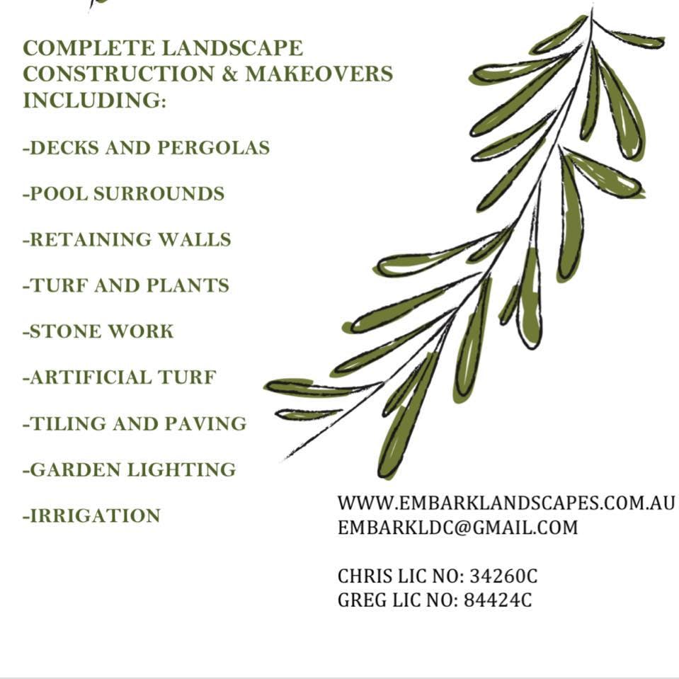 Logo of Embark Landscape Design and Construction