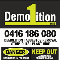Logo of Demolition One Australia P/L