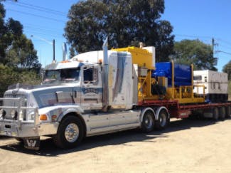 Logo of Woods Haulage & Excavation Pty Ltd