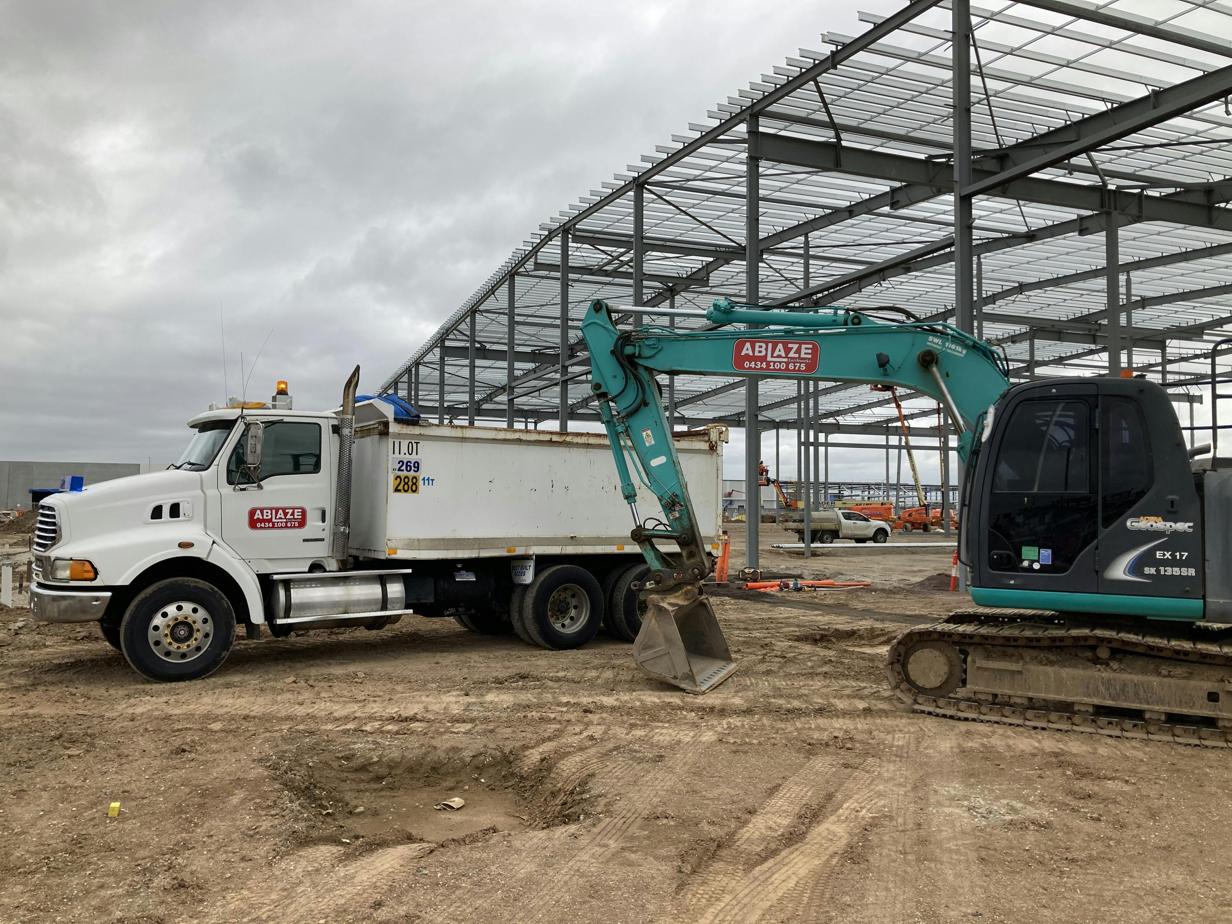 Logo of Ablaze Earthworks