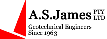 Logo of A.S.James Geotechnical Engineering Services