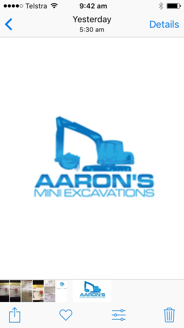 Logo of Aaron’s Mini Excavations Pty Ltd