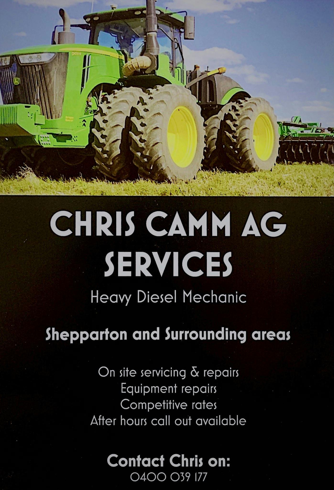 Logo of chris camm ag services