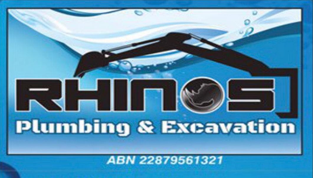 Logo of Rhinos Plumbing and Excavations 