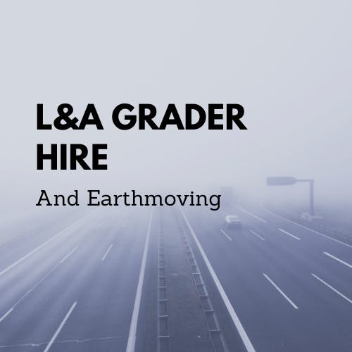Logo of L&A Grader Hire and Earthmoving