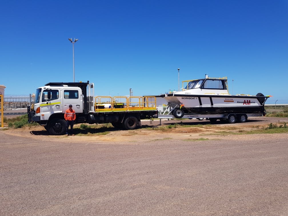 Logo of Alexandrina Marine Services Pty Ltd