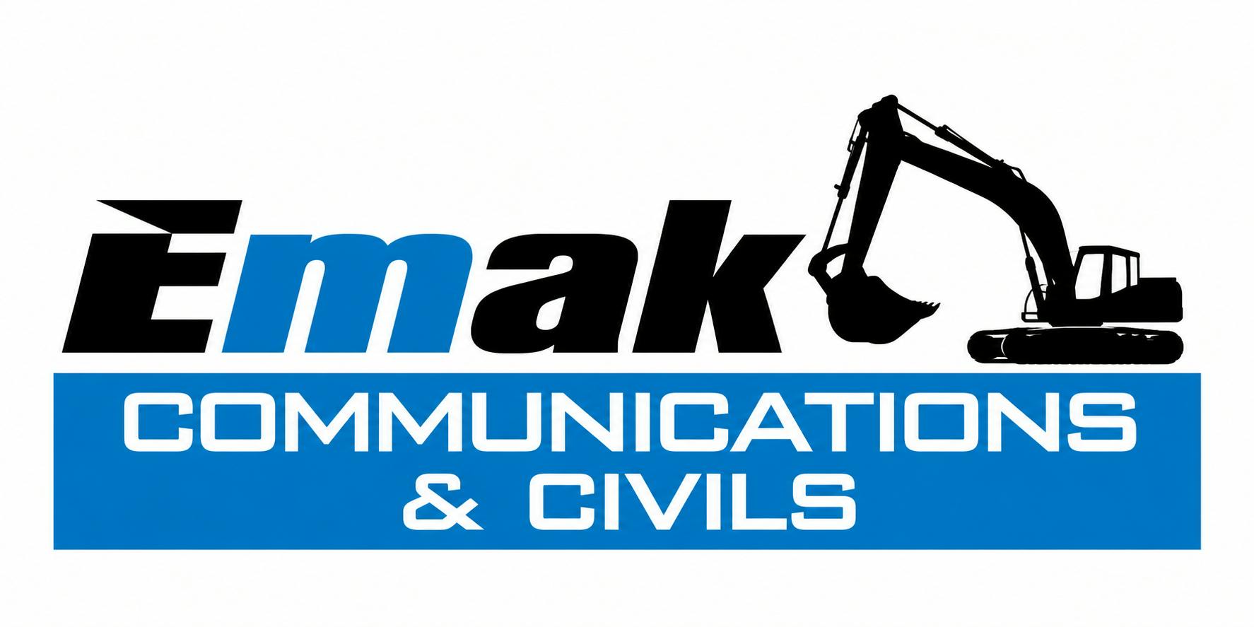 Logo of Emak Communications and Civils