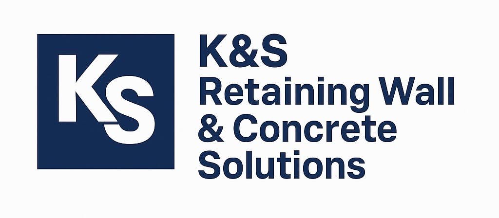 Logo of K&S Retaining Wall & Concrete Solutions