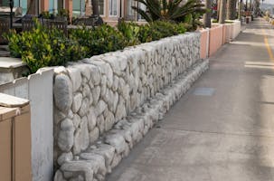 Rock Retaining Walls