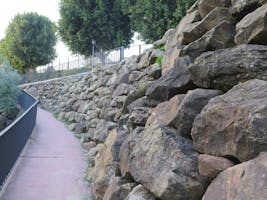 Rock Retaining Walls