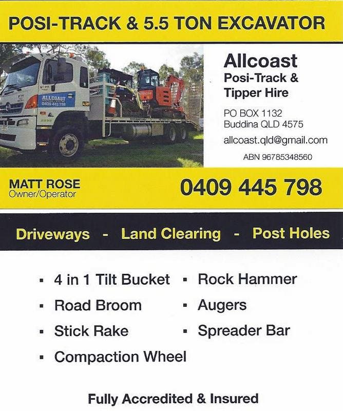 Logo of Allcaost Posi-Track & Tipper Hire
