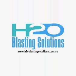 Logo of H2O blasting solutions