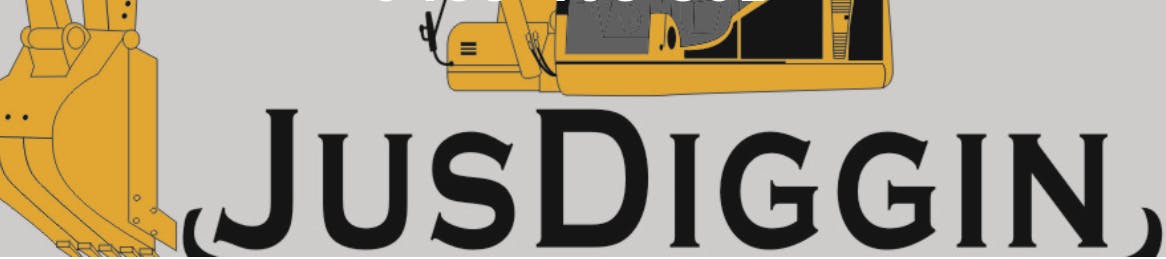Logo of Jus Diggin Excavator and Tipper Hire