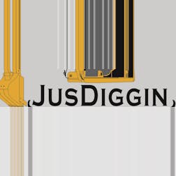 Logo of Jus Diggin Excavator and Tipper Hire