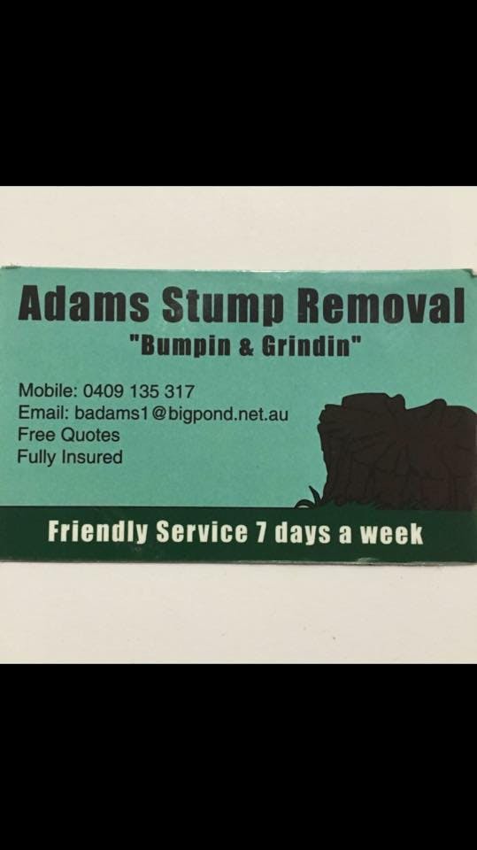 Logo of Adams Stump & Tree Removal