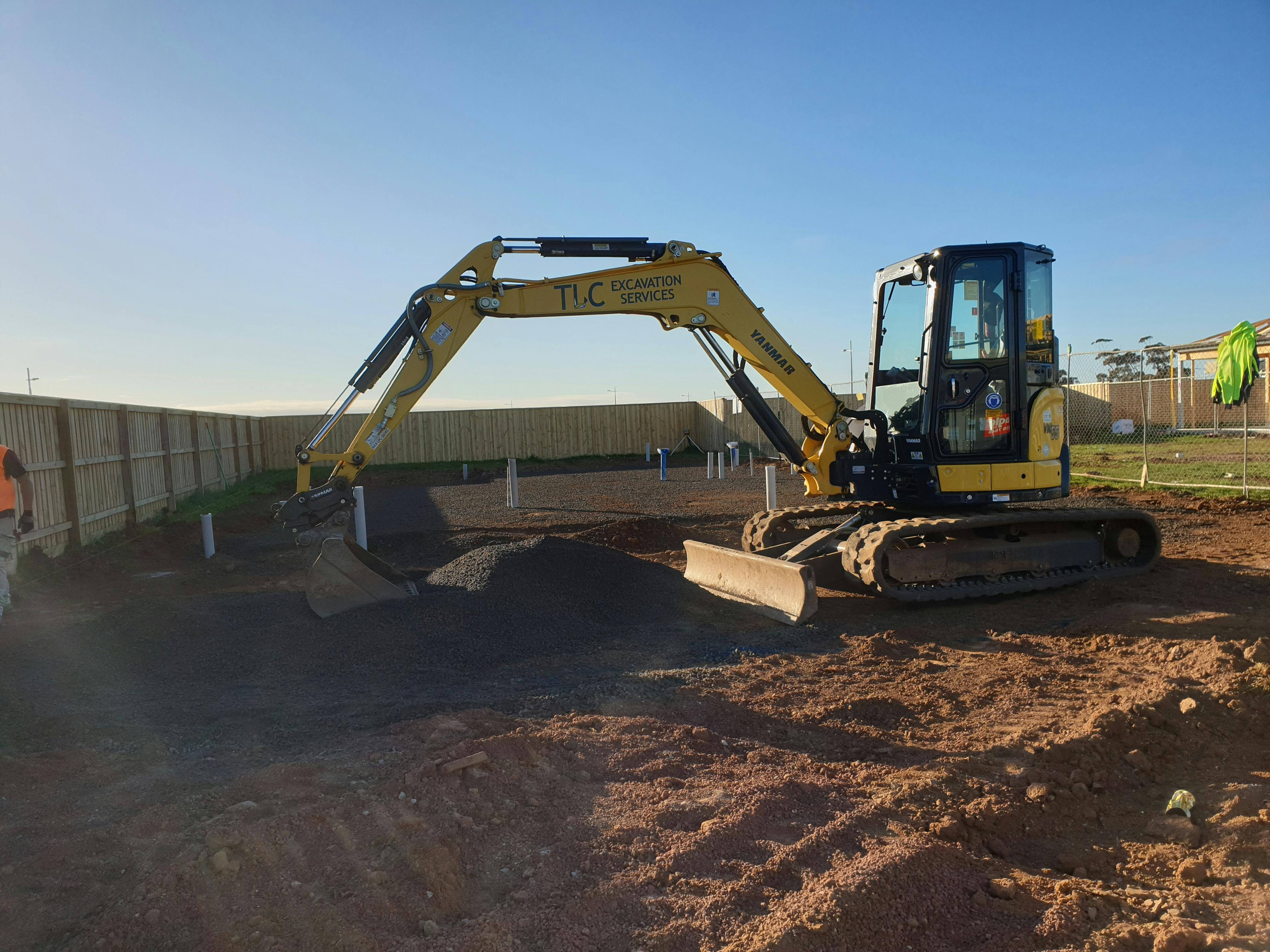 Logo of TLC EXCAVATION SERVICES