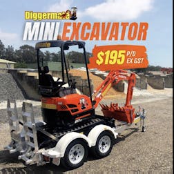 Logo of Diggermate Mini Excavator Hire Marrickville