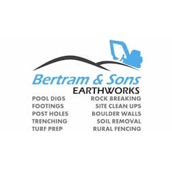 Logo of Bertram & Sons Earthworks