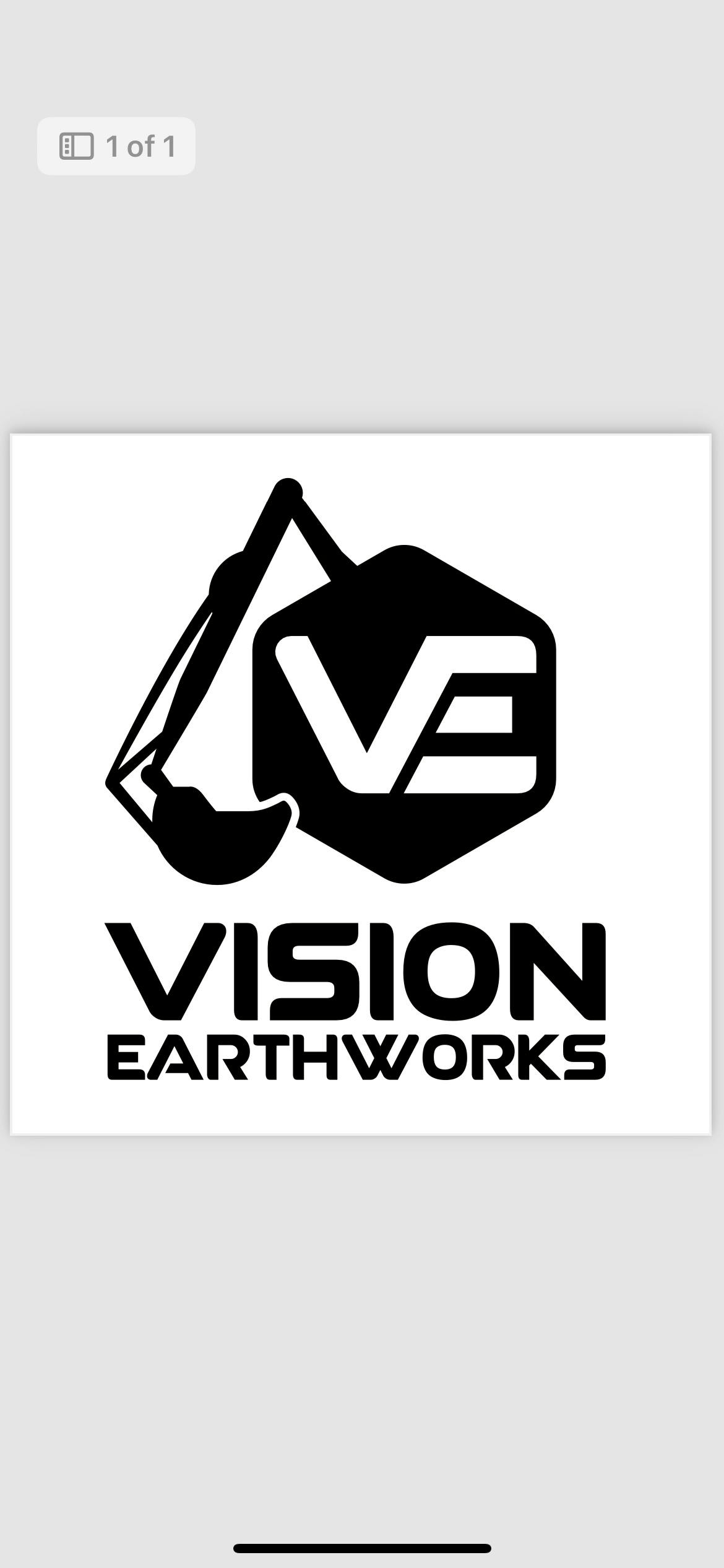 Logo of Vision Earthworks