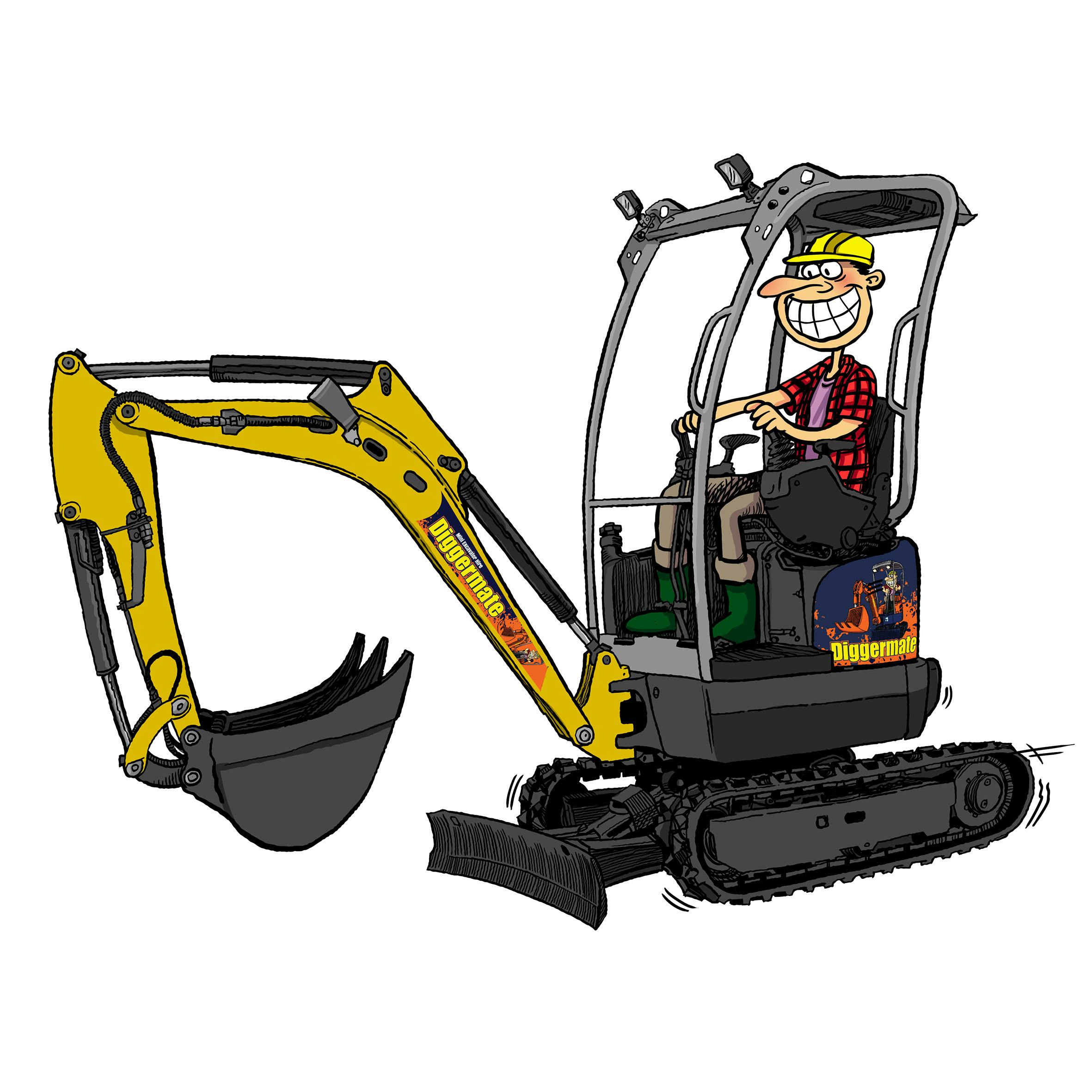 Logo of Diggermate Mini Excavator Hire Bendigo