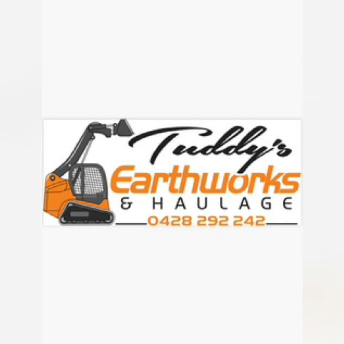 Logo of Tuddy's Earthworks and Haulage