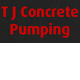 Logo of TJ Concrete Pumping