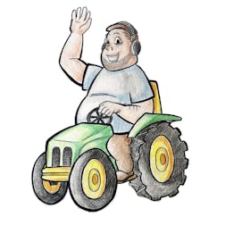 Logo of Travis the Tractor Guy