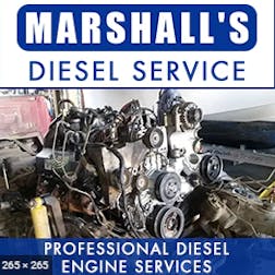 Logo of Marshall's Diesel Service