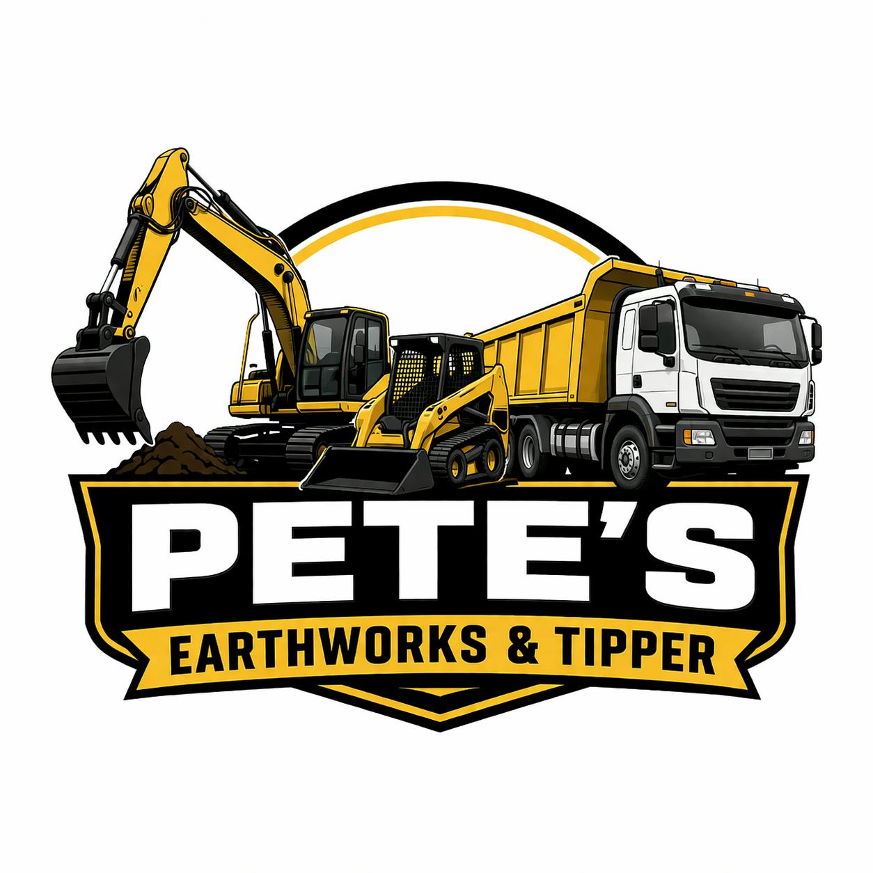 Logo of Pete's Earthworks & Tipper