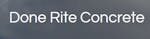 Logo of Done Rite Concrete Pty Ltd