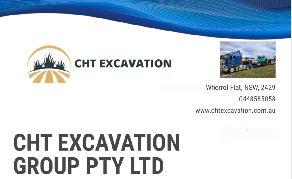 Logo of CHT Excavation group Pty Ltd